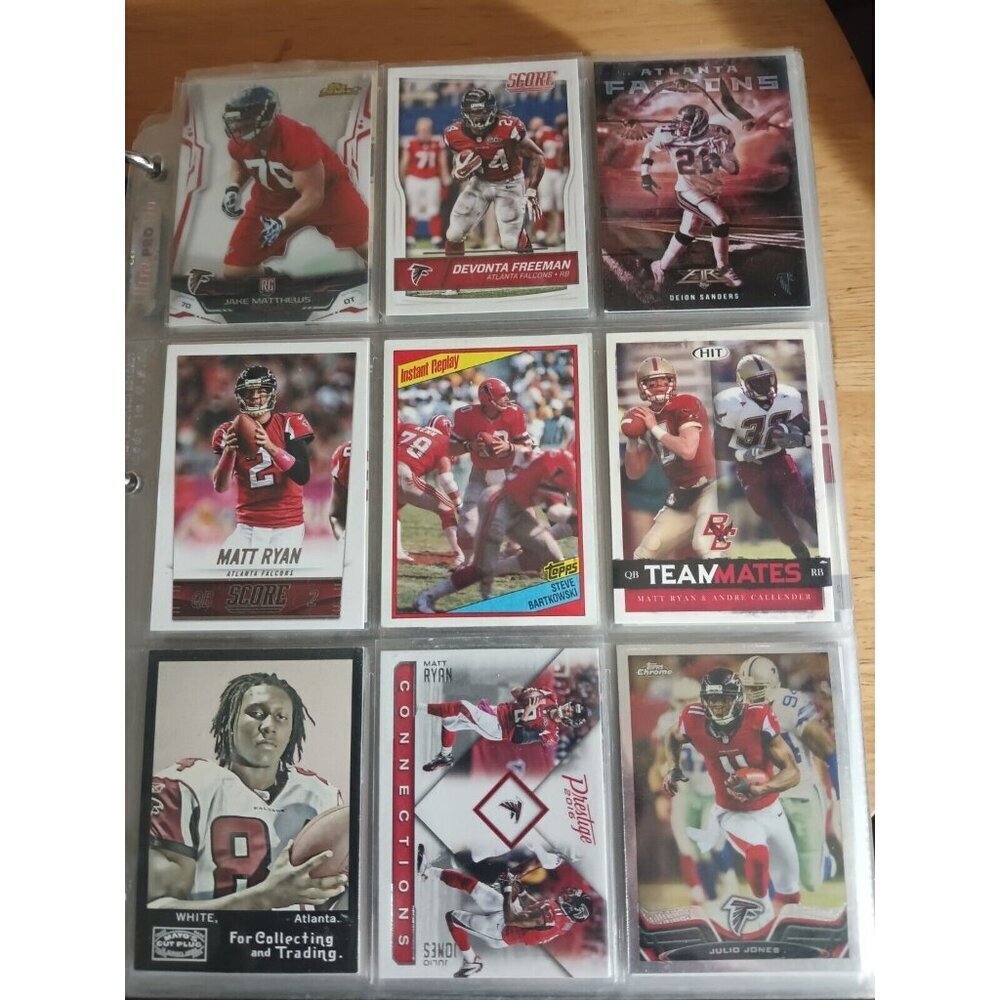 Matt Ryan 9 Card Lot Atlanta Falcons NFL Julio Deion Roddy